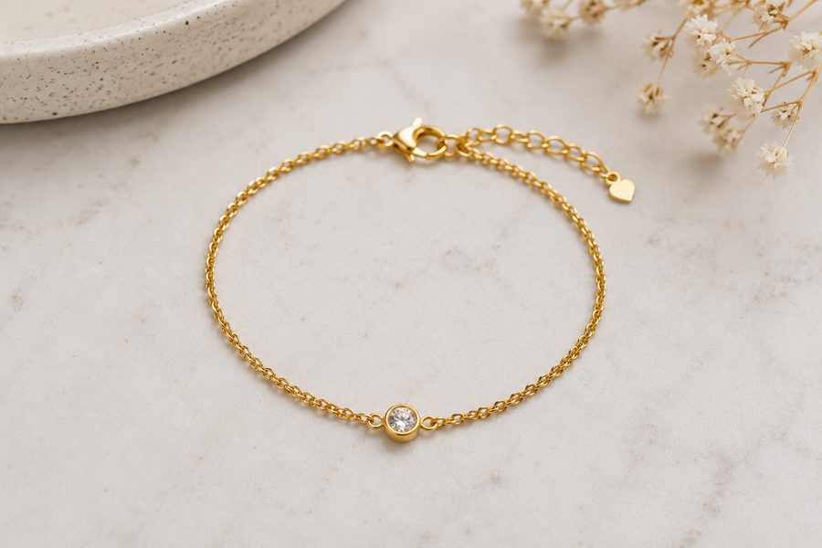 Pulseira cravejada Nobre Orique