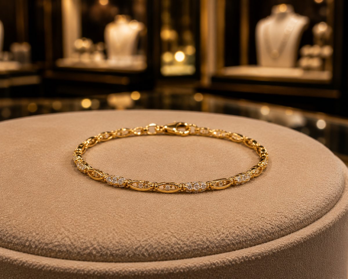 Pulseira em ouro Nobre Orique