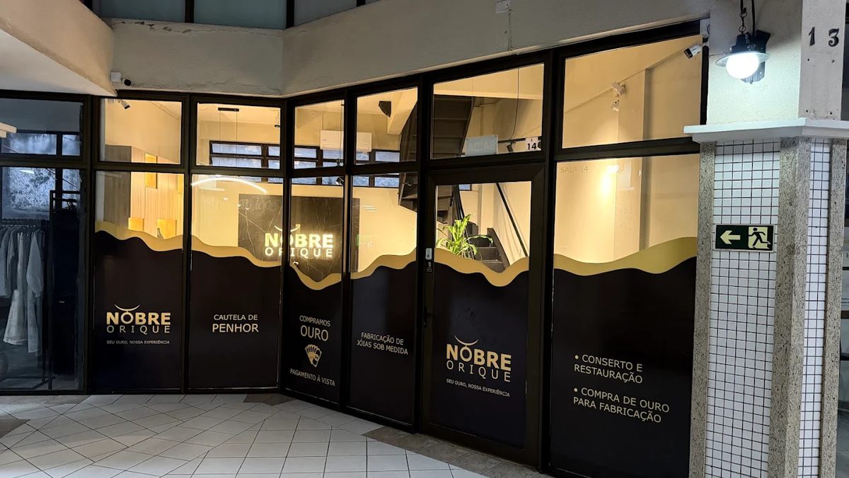 Fachada da loja Nobre Orique em Santa Cruz do Sul